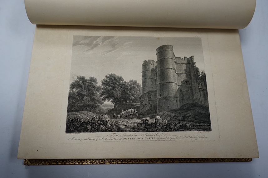 Britain.- Hearne (Thomas) & William Byrne. Antiquities of Great-Britain, illustrated in Views of Monasteries, Castles, and Churches, Now Existing. first edition, vol.1 with list of subscribers and additional engraved pic